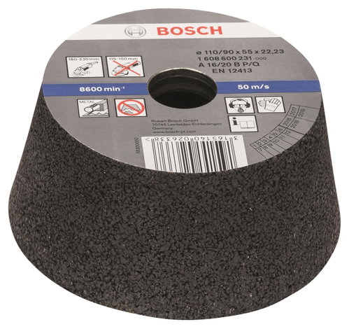 BOSCH Pot grinding wheel - metal/alloy 90 mm 110 mm 55 mm 16 1.608.600.231 - Cup Grinding Wheel - Main image