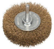 BOSCH Disc wire brush, crimped wire, 75 × 0.2 mm, brass surface 2.608.622.054 - Sanding Brush