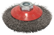 BOSCH Zkosený kartáč, zvlněný drát, 100 mm, ocel 2.608.622.057 - Sanding Brush