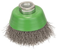 BOSCH Cup Brush, crimped wire, 65, Stainless steel 2.608.622.061 - Sanding Brush