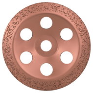 BOSCH Pot disc made of carbide 180 x 22.23 mm; medium, angled 2.608.600.366 - Grinding Wheel