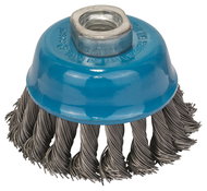BOSCH Braided pot brush 75 mm, steel 1.608.622.029 - Sanding Brush