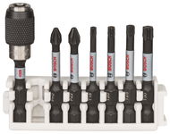 BOSCH Souprava šroubovacích nástavců Impact Control, 7 kusů, 1×PH2;1×PZ2;1×T15;1×T20;1×T25;1×T30 2.6 - Nástavec