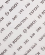 BOSCH EXPERT W480 Web 1/4 hand sanding mesh, 115 × 140 mm, G240 - Sanding belt