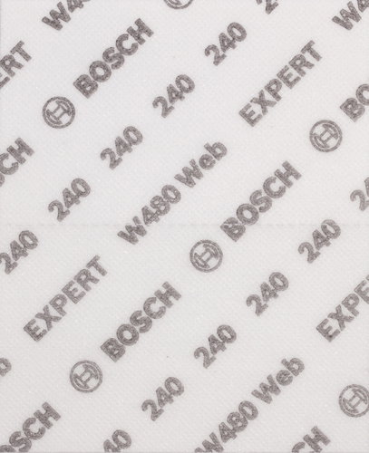 BOSCH EXPERT W480 Web 1/4 hand sanding mesh, 115 × 140 mm, G240 - Sanding belt - Main image