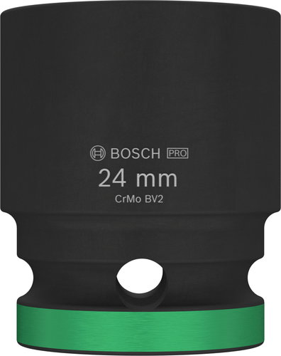 BOSCH PRO Impact Socket, 1", 24 mm, standard Main image BOSCH PRO Impact Socket, 1", 24 mm, standard - Attachment - Main image