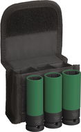 BOSCH PRO Impact Socket Set s kryty PET, 1”, extra prodloužené, 3 ks - Nástavec