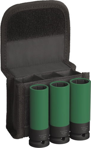 BOSCH PRO Impact Socket Set with PET covers, 1", extra long, 3 pcs - Attachment - Main image