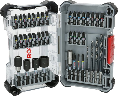 BOSCH Set of screwdriving bits and drill bits for metal PRO Impact, 40 pcs Main image BOSCH Set of screwdriving bits and drill bits for metal PRO Impact, 40 pcs - Bit Set - Main image
