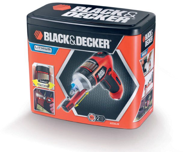 Black Decker AS36LN Cordless Screwdriver Alza.cz