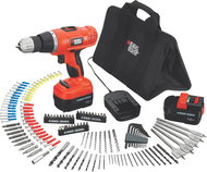  Black &amp; Decker EPC128BW2, 2aku  - Cordless Drill
