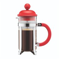 BODUM® CAFFETTIERA (1913-294) French Press - 3 csészéhez (350 ml), piros színben - Dugattyús kávéfőző