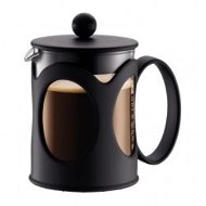 BODUM® KENYA (10683-01) French press - 4 csészés (500 ml), fekete színben - Dugattyús kávéfőző