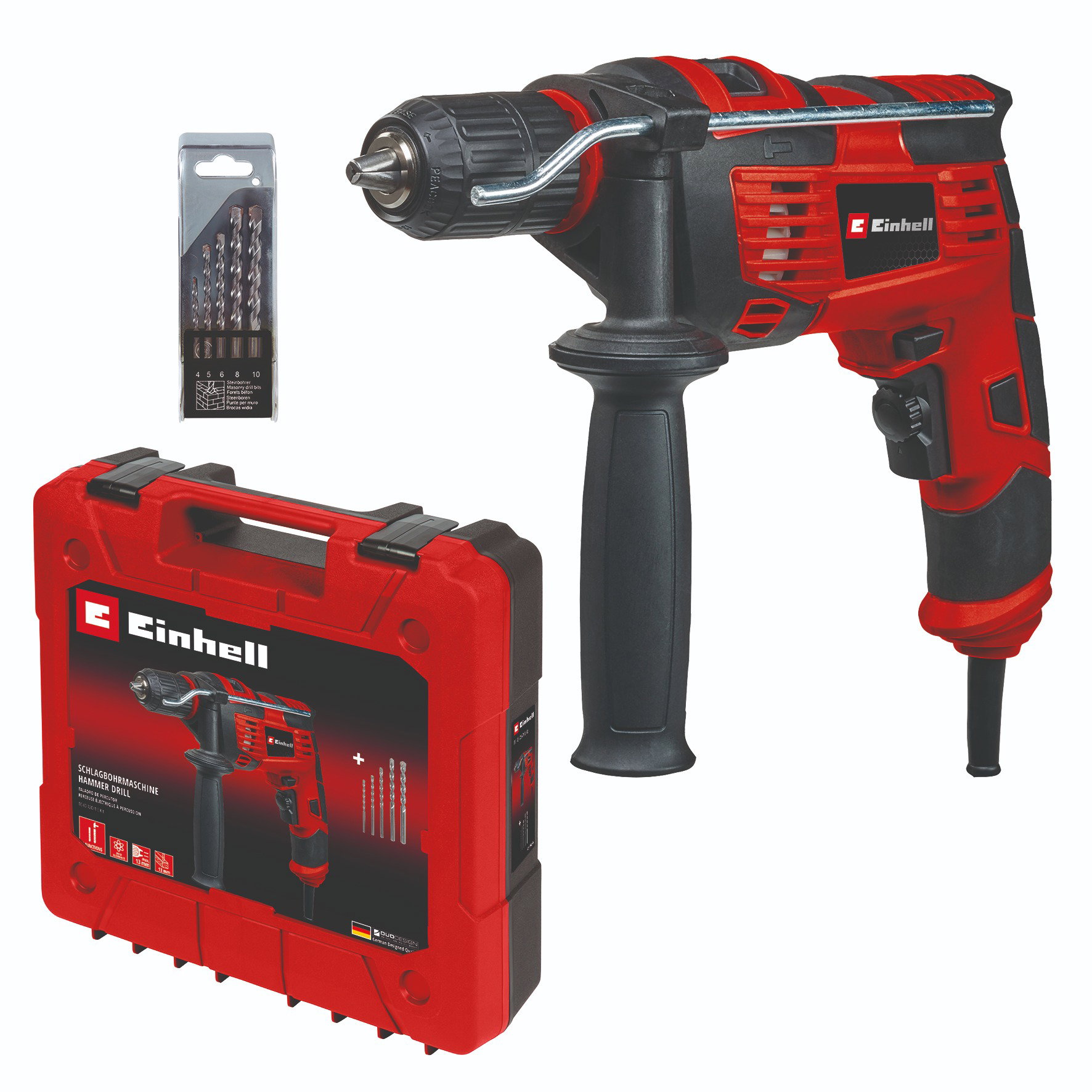 EINHELL elektromos ütvefúró TC-ID 720/1 E Kit, 4259846