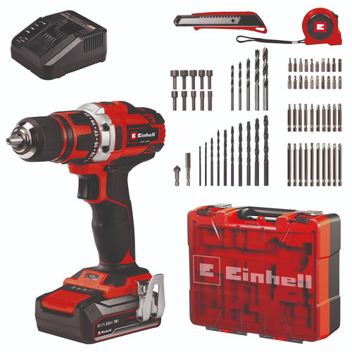 Einhel Mobilní dílna TE-CD 18/40 Li Kit +69 (1x2,5 Ah) - Cordless Screwdriver - Main image