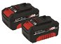 Nabíjateľná batéria na aku náradie Einhell Batéria Power X-Change 18 V (2× 4,0 Ah) Twinpack aku - Nabíjecí baterie pro aku nářadí