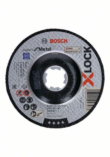 BOSCH X-LOCK Breakaway Cutting Disc Expert for Metal system - Cutting Disc - Main image