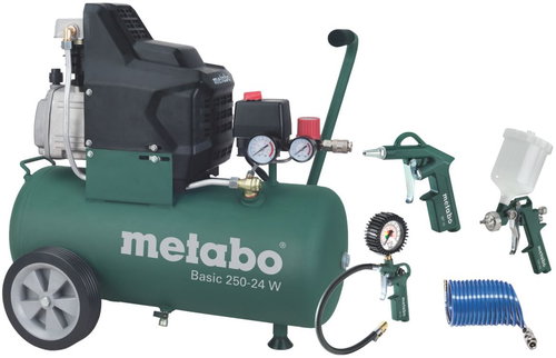 Metabo Basic 250-24W + LPZ 4 Set - Compressor - Main image