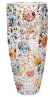 Bohemia Jihlava skleněná váza Lisboa 35,5 cm barevná - Váza
