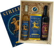 Bohemia Gifts Dřevěná dárková bedna XL - znamení zvěrokruhu - Střelec, 1,5 l, 13 % vol. - Gift Box