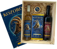 Bohemia Gifts Wooden Gift Crate XL - Zodiac Sign - Capricorn, 1.5L, 13% vol. - Gift Box