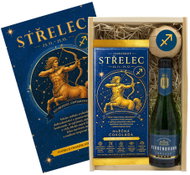 Bohemia Gifts Dřevěná dárková bedna - znamení zvěrokruhu - Střelec, 0,2 l, 11 % vol. - Gift Box