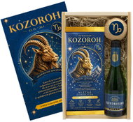 Bohemia Gifts Dřevěná dárková bedna - znamení zvěrokruhu - Kozoroh, 0,2 l, 11 % vol. - Gift Box