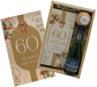Bohemia Gifts Gift Crate for a Woman's 60th Birthday, 0.2L, 11% vol. - Gift Box