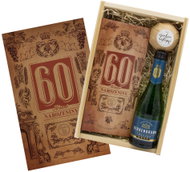 Bohemia Gifts Gift Crate for a 60th Birthday for Men, 0.2L, 11% vol. - Gift Box