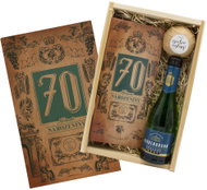 Bohemia Gifts Gift Crate for Men's 70th Birthday, 0.2L, 11% vol. - Gift Box