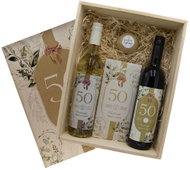 Bohemia Gifts Gift Crate for a 50th Birthday XL for a Woman, 1.5L, 13% vol. - Gift Box