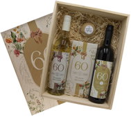 Bohemia Gifts Gift Crate for a 60th Birthday XL for Women, 1.5L, 13% vol. - Gift Box