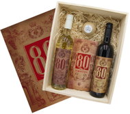 Bohemia Gifts Gift Crate for Men's 80th Birthday XL, 1.5L, 13% ABV - Gift Box