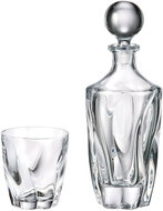 Bohemia Crystal Whisky set Barley - set 1 karafa + 6 sklenic - Carafe 
