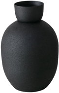 Boltze Metal vase Maynar height 17 cm black - Vase