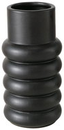 Boltze Vase Mirabella 14 cm stoneware black - Vase