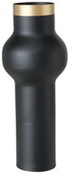 Boltze Vase Varnjo with gold decoration 30 cm black - Vase