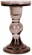 PRESENT TIME Moss, na válcovou svíčku, skleněný, hnědý, výška 14 cm - Candlestick