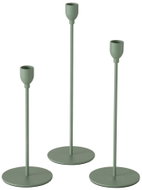 BOLTZE HOME Malte, sada 3 ks, na dlouhou svíčku, kovový, zelený, výška 33 cm - Candlestick