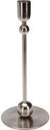 HOME STYLING COLLECTION Na dlouhou svíčku, kovový, stříbrný, výška 23 cm - Candlestick