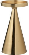 HOME STYLING COLLECTION Na válcovou svíčku, kovový, zlatý, výška 17 cm - Candlestick