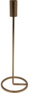 HOME STYLING COLLECTION Na dlouhou svíčku, kovový, zlatý, výška 31,5 cm - Candlestick
