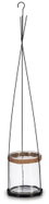 IBERGARDEN Na válcovou svíčku, skleněný, průhledný, výška 85,5 cm - Wall Bracket