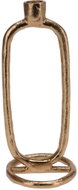 HOME STYLING COLLECTION Na dlouhou svíčku, kovový, zlatý, výška 24 cm - Candlestick