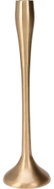HOME STYLING COLLECTION Na dlouhou svíčku, kovový, zlatý, výška 31 cm - Candlestick
