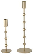 BOLTZE HOME Kimberly, sada 2 ks, na dlouhou svíčku, kovový, zlatý, výška 30 cm - Candlestick