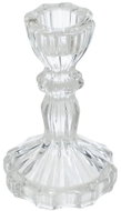 ATMOSPHERA Na dlouhou svíčku, skleněný, průhledný, výška 11 cm - Candlestick
