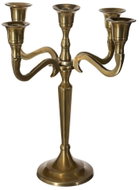 ATMOSPHERA Na 5 svíček, kovový, zlatý, výška 22 cm - Candlestick