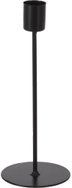 HOME STYLING COLLECTION Na dlouhou svíčku, kovový, černý, výška 20,5 cm - Candlestick