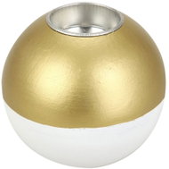AUTOUR DE MINUIT Na čajovou svíčku, dřevěný, zlatý, výška 10 cm - Candlestick